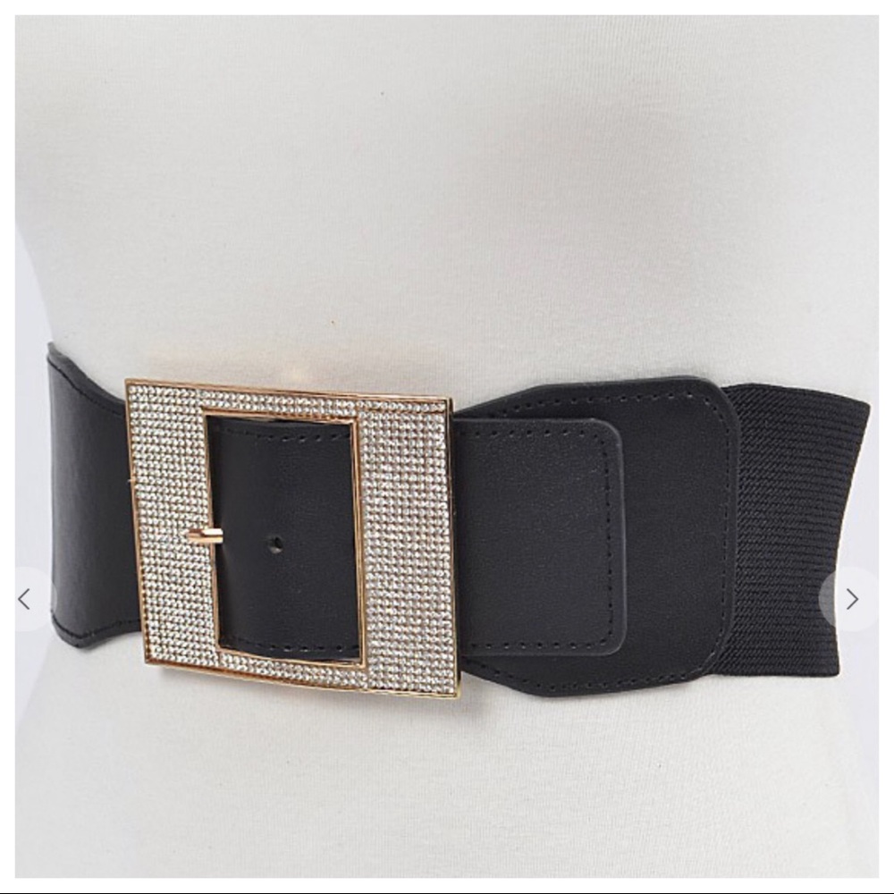 Hottest Trend Thick stretch Shiny Chic Belt